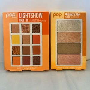 Bundle Prismatic Highlighter Palette & Lightshow Eyeshadow Palette By Pop Beauty
